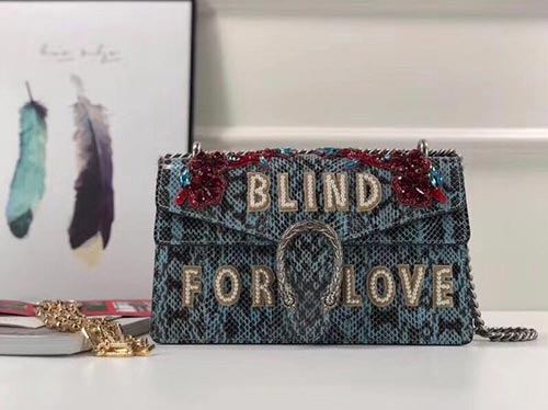 酷奇Gucci最新18早春“Blind For Love”系列围巾包包美得窒息