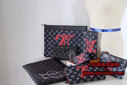 LV Upside Down系列男士钱包手包