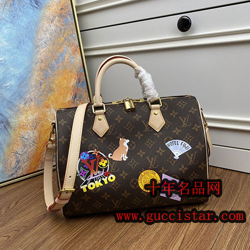 2020最新lv丝印印花包包 NEVERFULL SPEEDY手袋