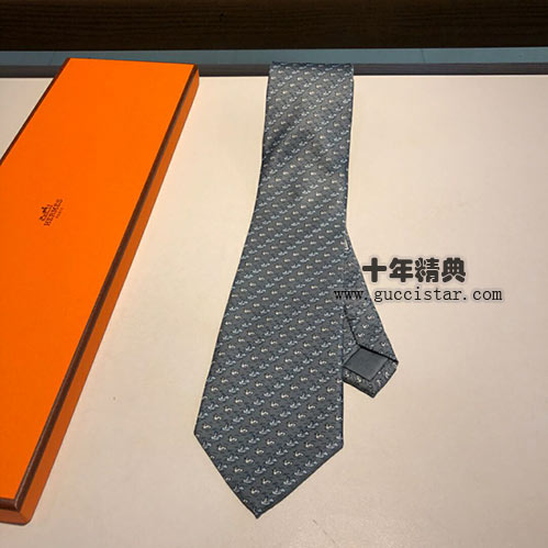 2019男士新款爱马仕领带 100%顶级斜纹真丝