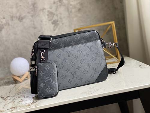 LV Monogram Eclipse Pochette Trio M69443