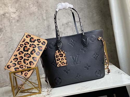 Louis Vuitton Neverfull Monogram Black M45856