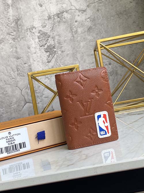 路易威登NBA全皮钱包 LVXNBA口袋钱夹M80545棕色